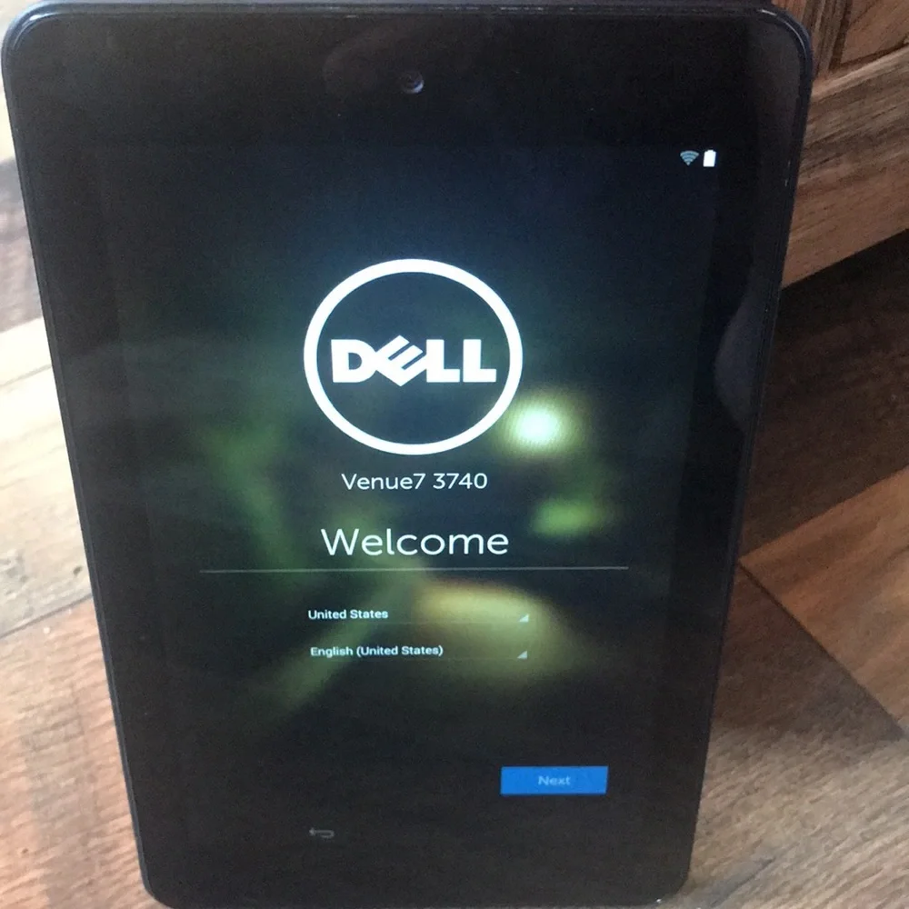 Dell venue 7 3740 Black Tablet